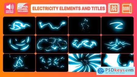 Videohive Electricity Elements And Titles After Effects Free