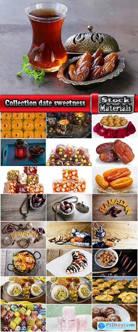 Collection date sweetness festive food for Ramadan 25 HQ Jpeg