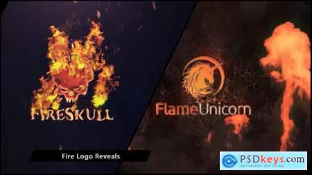 Videohive Fire Logo Reveals Free