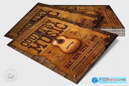 Country Music Flyer Template