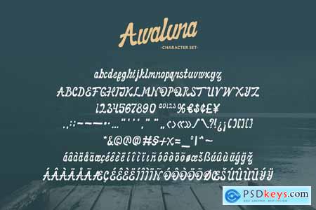Awaluna Font