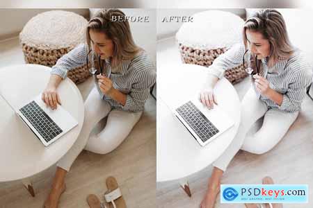 3 Desktop Lightroom Presets White