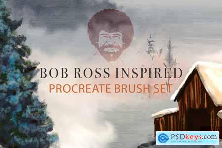 Bob Ross Inspired Procreate Brushes