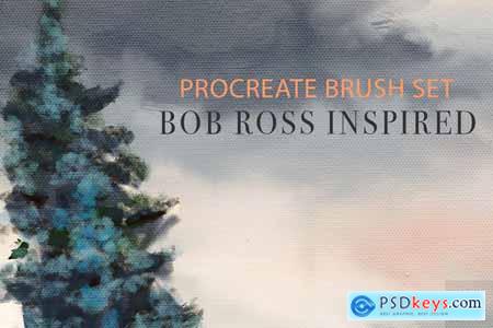 Bob Ross Inspired Procreate Brushes