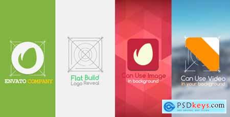 Videohive Flat Build Logo Reveal