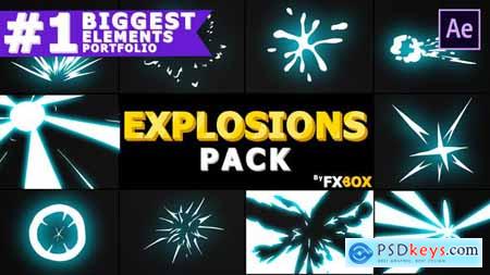 Videohive Explosion Elements Pack After Effects Template Free