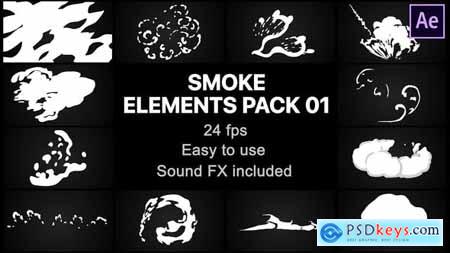 Videohive Smoke Elements Pack 01 Free