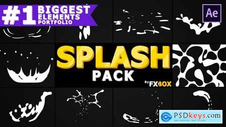 Videohive Liquid Splash Elements After Effects Free
