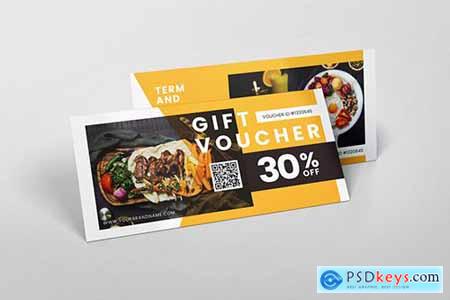 Restaurant AI and PSD Gift Voucher
