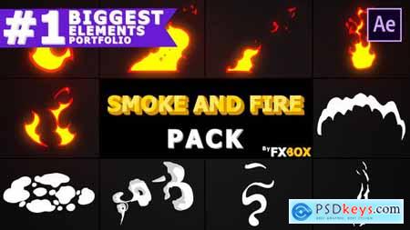 Videohive Smoke And Fire Elements
