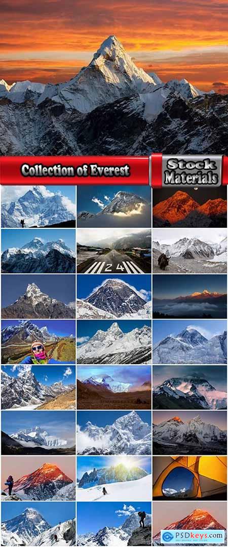 Collection of Everest Nepal Himalaya mountain peak of the world rock 25 HQ Jpeg