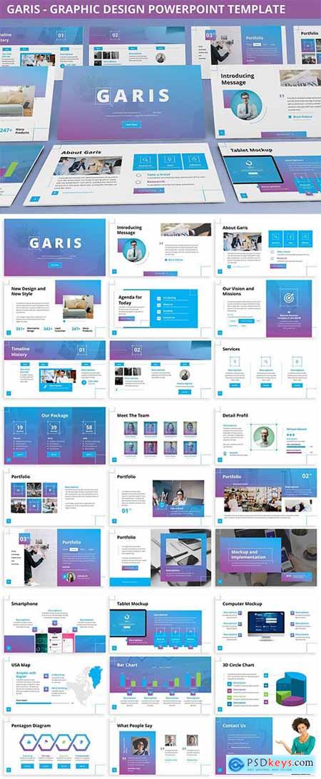 Garis - Graphic Design Powerpoint Template