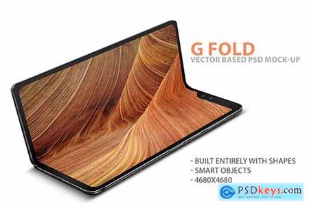 G Fold Smartphone PSD Mock-Ups 2
