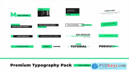 Videohive Premium Typography Pack Free