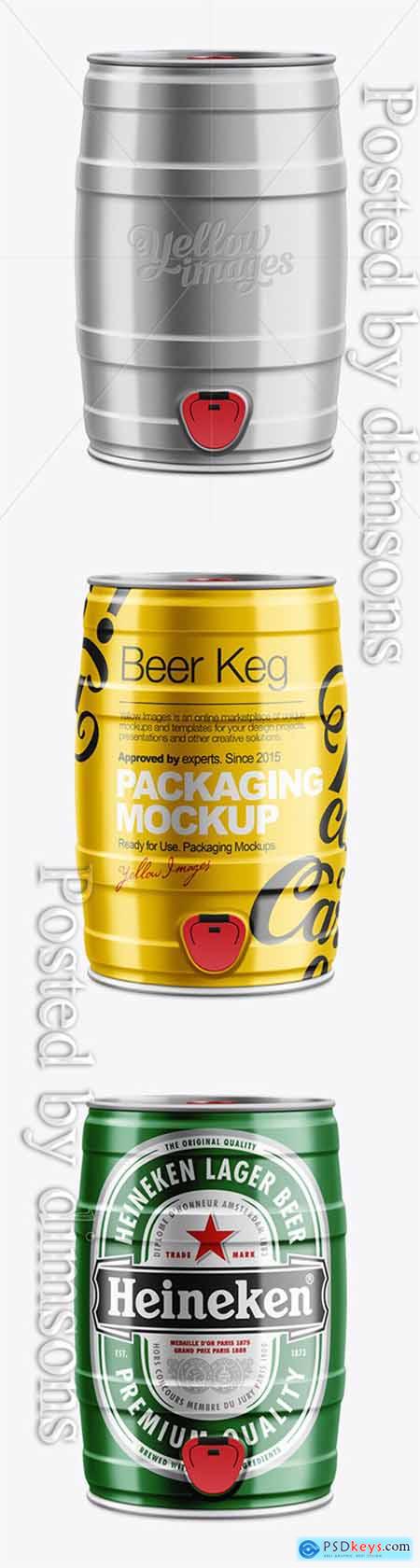 5L Draft Beer Keg Mockup