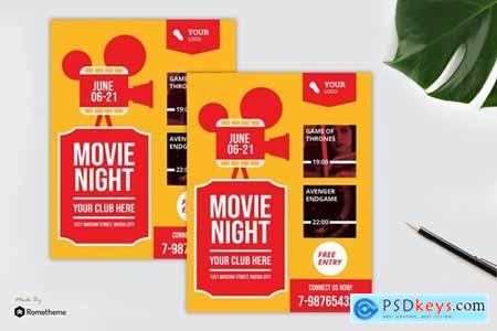 Movie Night Flyer vol. 01