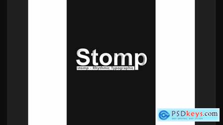 Videohive Stomp - Rhythmic Typographic
