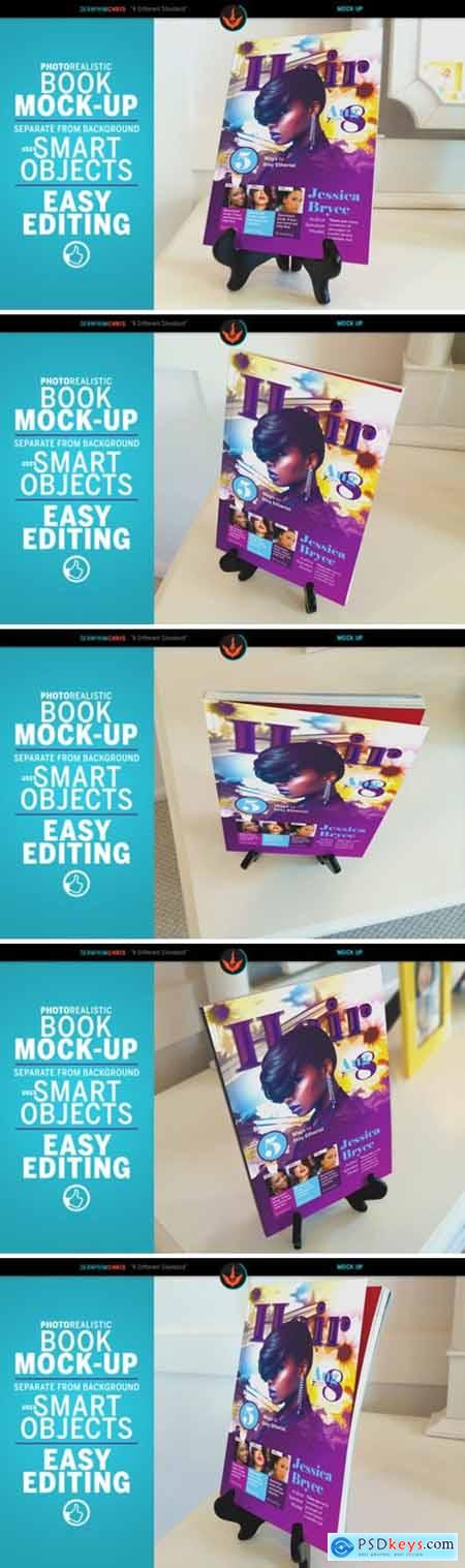 Photorealistic Book Cover Mock-Up
