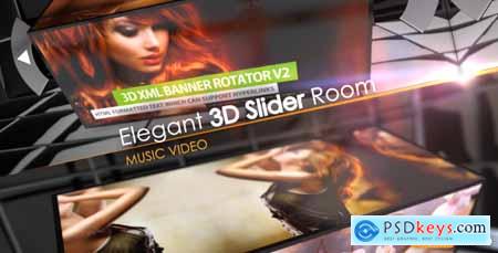 Videohive Elegant 3D Slider Room Free