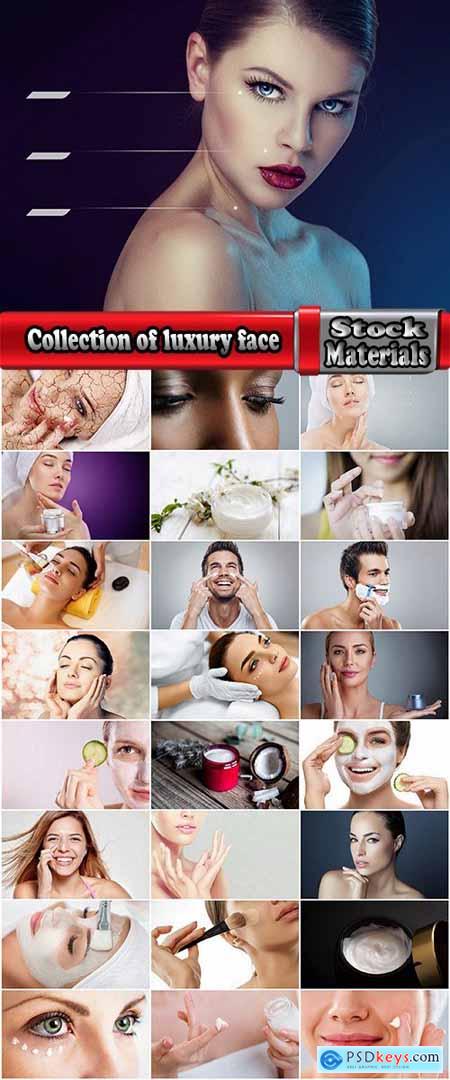 Collection of luxury face cream well-groomed skin beauty 25 HQ Jpeg