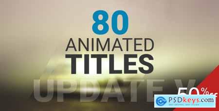 Videohive 80 Animated Titles