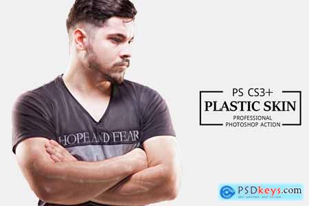 Plastic Skin Photoshop Action