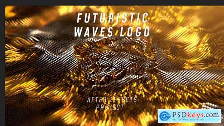 Videohive Futuristic Waves Logo Free