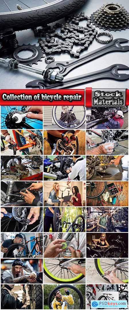 Collection of bicycle repair motorcycle spare parts shop 25 HQ Jpeg