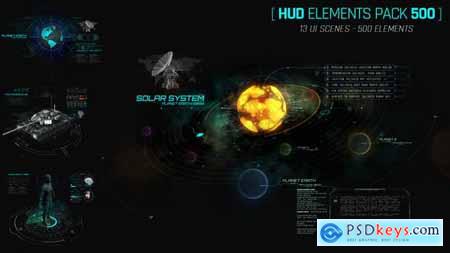 Videohive Hud Elements Pack Free