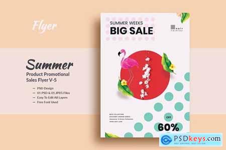 Summer Product Promotional Sales Flyer V-5