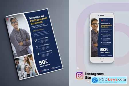 Business Marketing Flyer & Instagram Stories