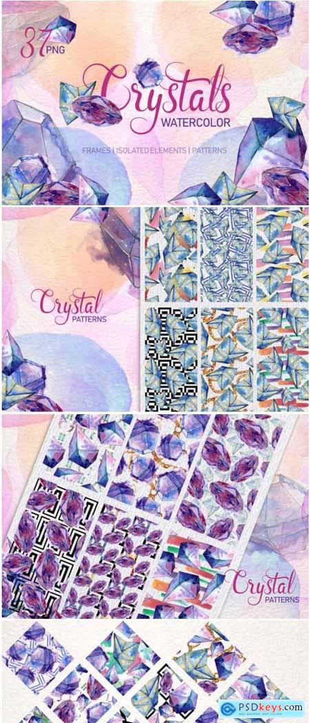 Crystal Blue Dreams Come True Watercolor 1400330