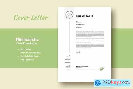 Minimalistic Clean Cover Letter