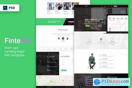 Start-ups Landing Page PSD Template-03