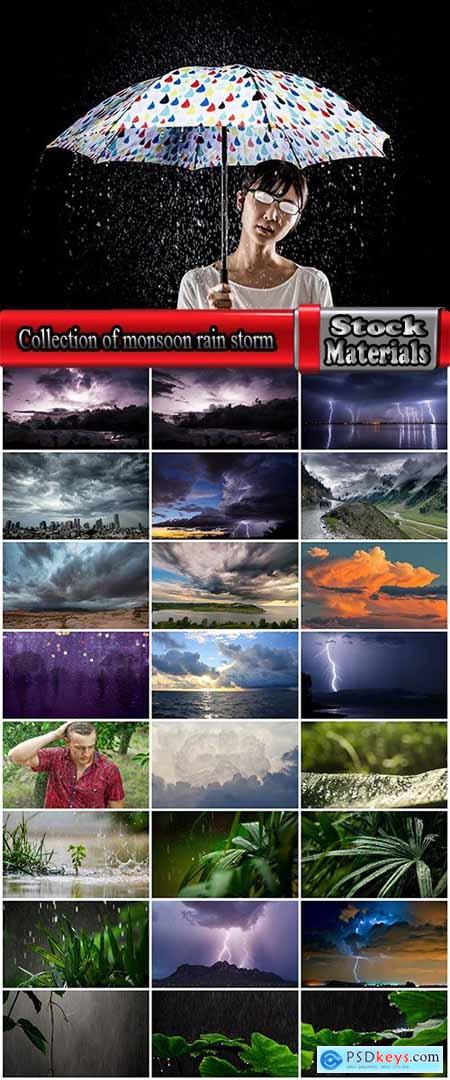 Collection of monsoon rain storm rain lightning storm thundercloud 25 HQ Jpeg