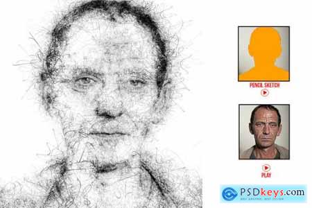 Pencil Sketch V2 Photoshop Action » Free Download Photoshop Vector