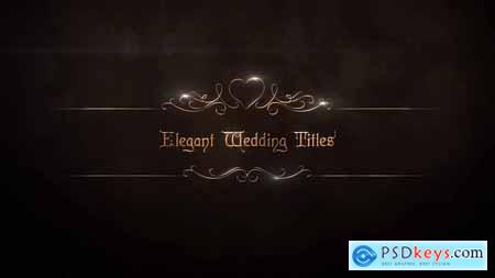 Videohive Elegant Wedding Titles Pack Free