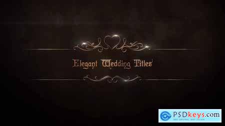 elegant wedding titles pack videohive free download after effects template