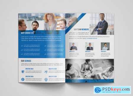 Corporate bi fold Brochure template