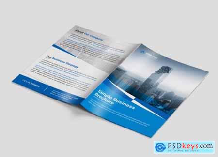 Corporate bi fold Brochure template
