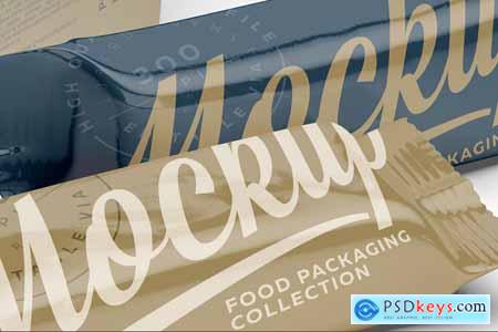 Snack Bars and Display Box Mockup