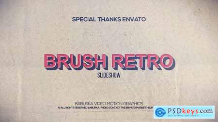 Videohive Brush Retro Slideshow Free