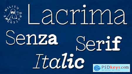 Lacrima Font Family
