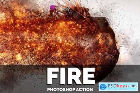 fire action photoshop free download