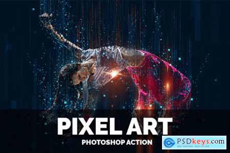 Pixel Art Photoshop Action