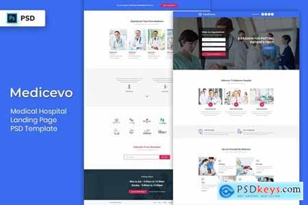 Medical - Landing Page PSD Template