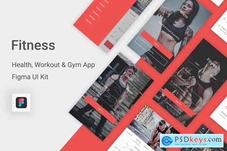 Fitness - Health, Workout & Gym UI Kit for Figma