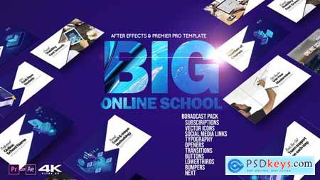 Videohive Big Online School Broadcast Pack Free