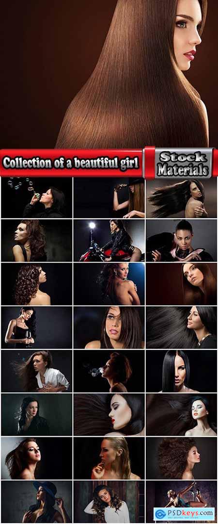 Collection of a beautiful girl woman with luxurious hair hairstyle makeup 25 HQ Jpeg