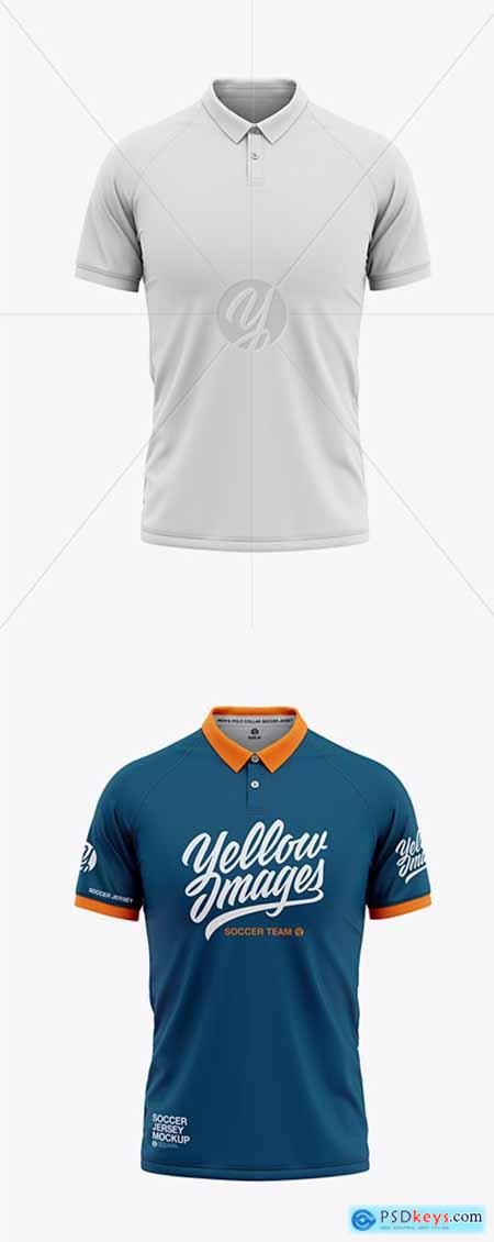 Mens Soccer Jersey Mockup - Front View